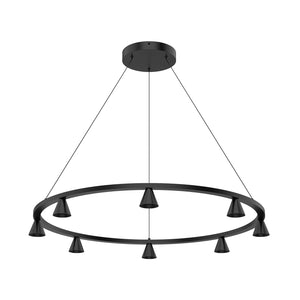 chandelier kuzco ch19933-bk