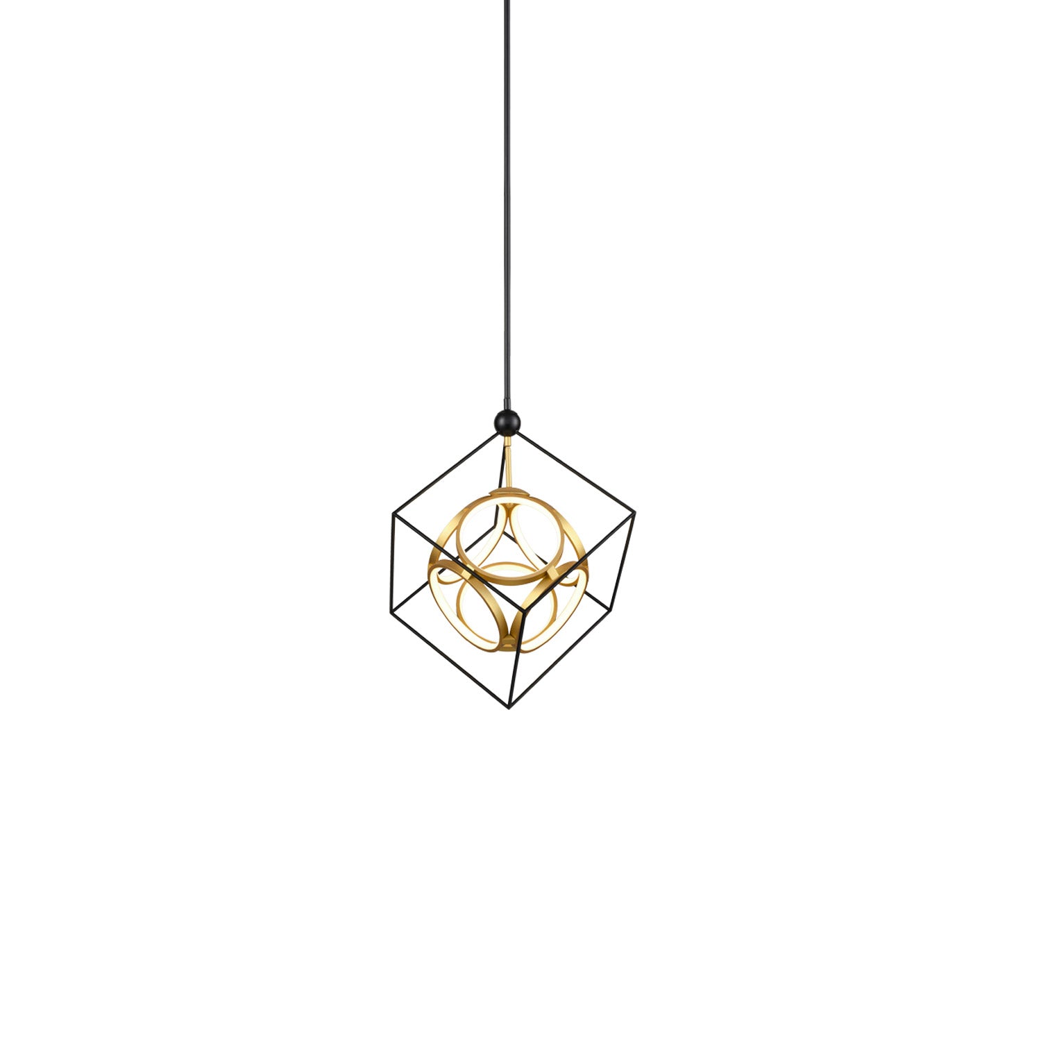 chandelier kuzco ch19220-bk/an