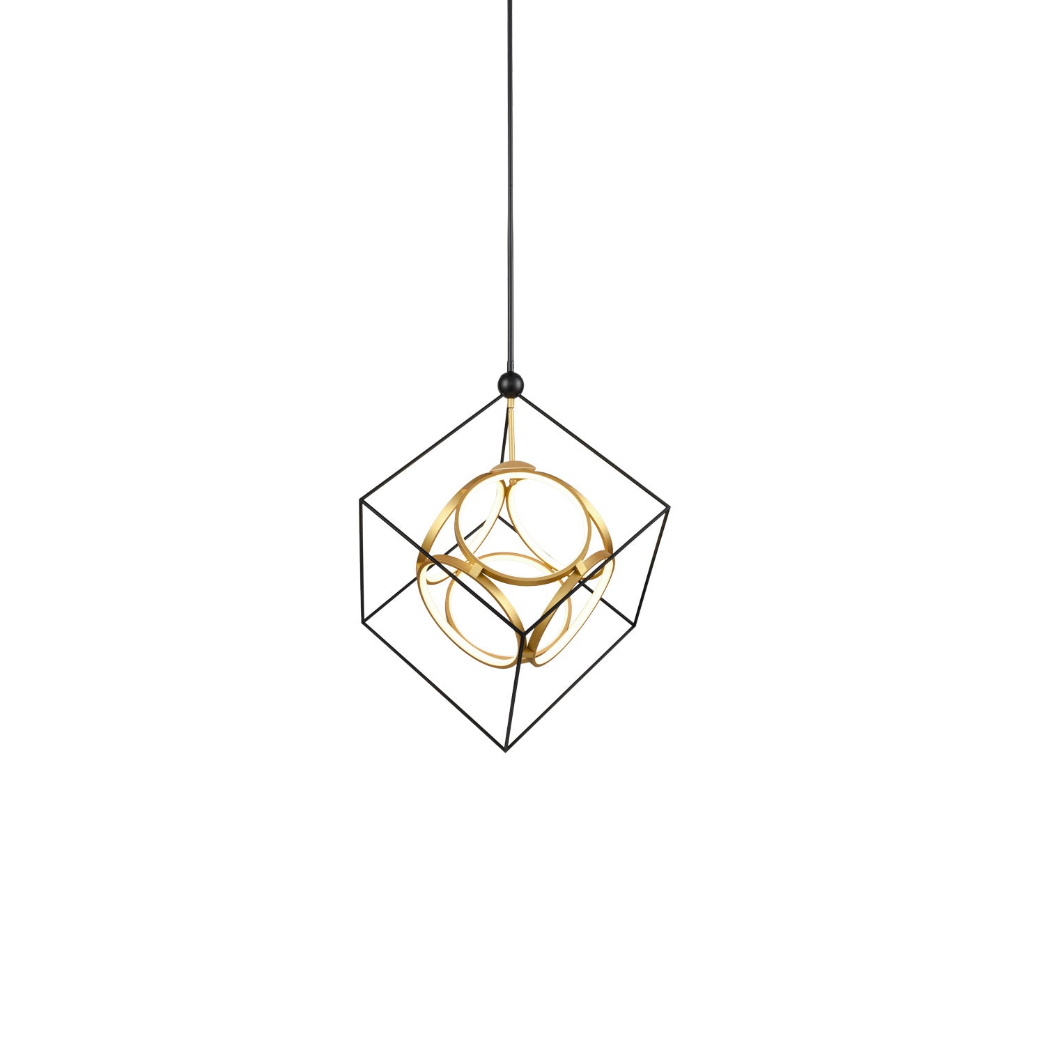 chandelier kuzco ch19226-bk/an