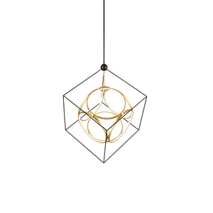 chandelier kuzco ch19234-bk/an